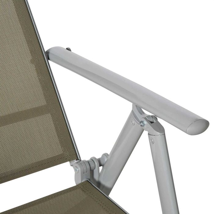 Шезлонг Outsunny, плажен шезлонг, градински шезлонг