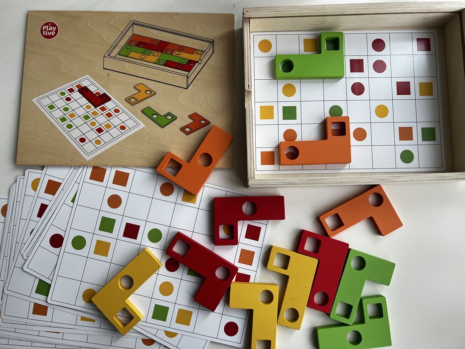 Сет дървени играчки