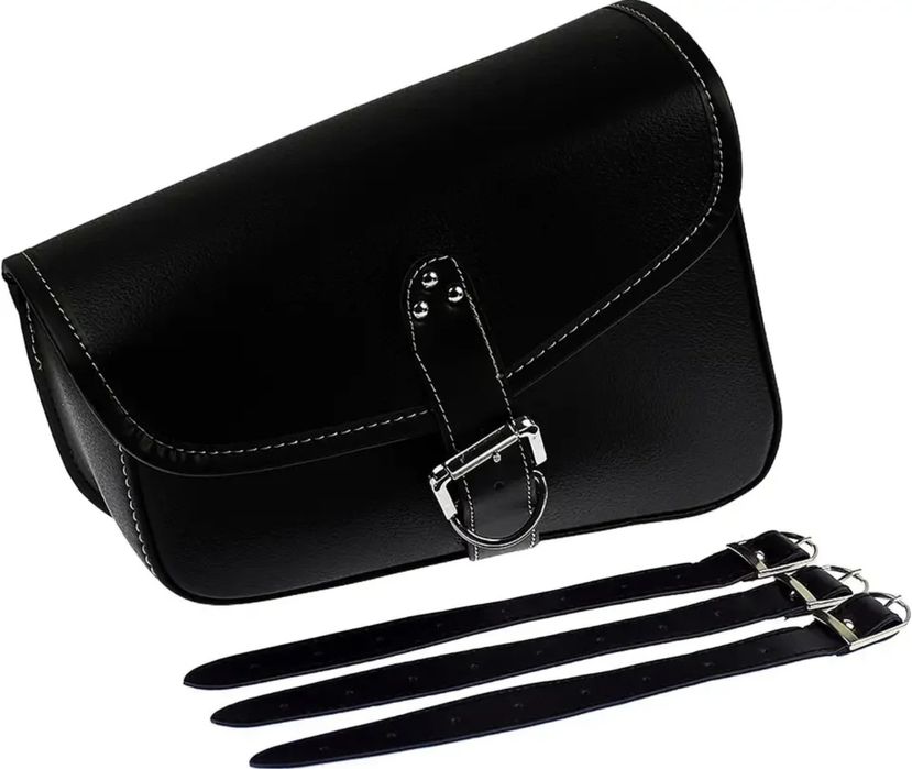 Geanta laterala moto chopper custom cruiser motocicleta cob