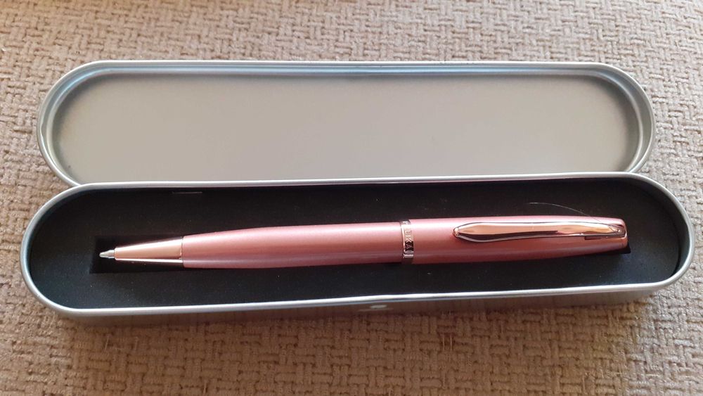 химикалка Пеликан розова рядка антика кутия, Peliкan Rose Pink