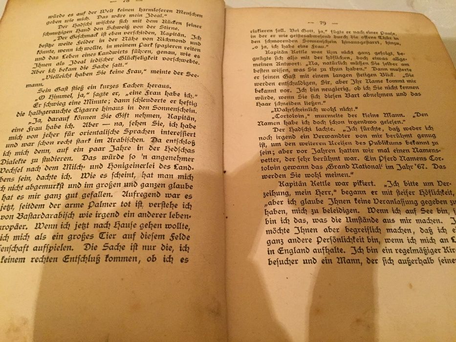 стара немска книга 1898 г с подпис на писателя