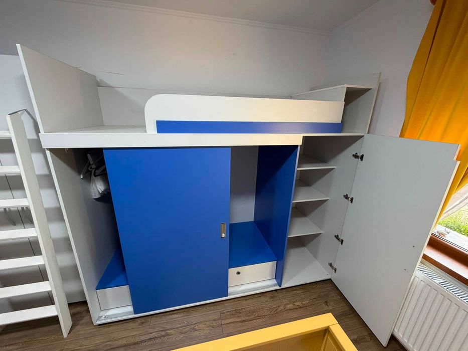 Mobilier pentru camera copiilor - pat supraetajat