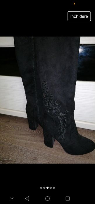 Cizme până la genunchi mărimea 39