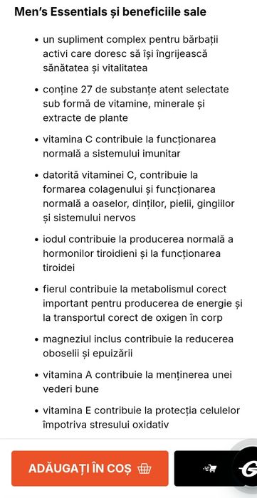 Men's Essentials pt bărbați