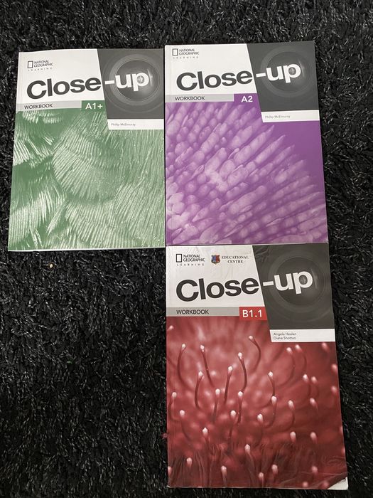 Учебници Close up A1+, A2, B1.1,книга за учителя B1+ и учебни тетрадки