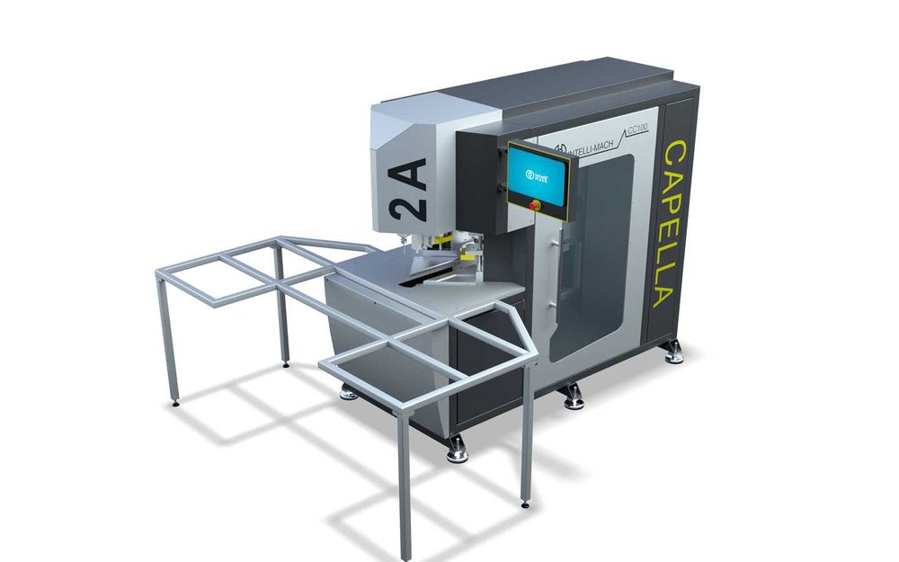 Utilaj Cnc automata de profile pvc avand comanda numerica Intelli Mach