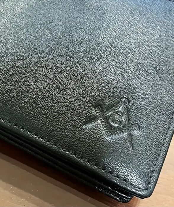 Portofel masonic piele nou