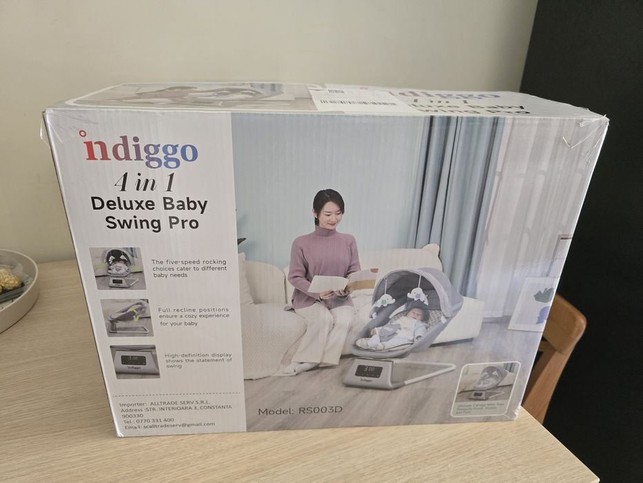 Leagan si Balansoar Electric Indiggo 3D Motion BabyHug