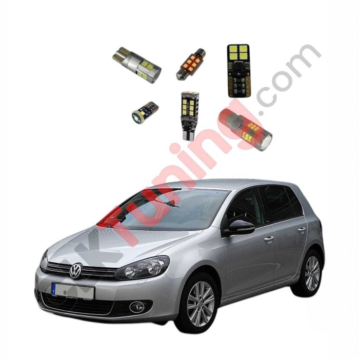 Pachet becuri led leduri pentru  interior Volkswagen Golf 6 Golf 5