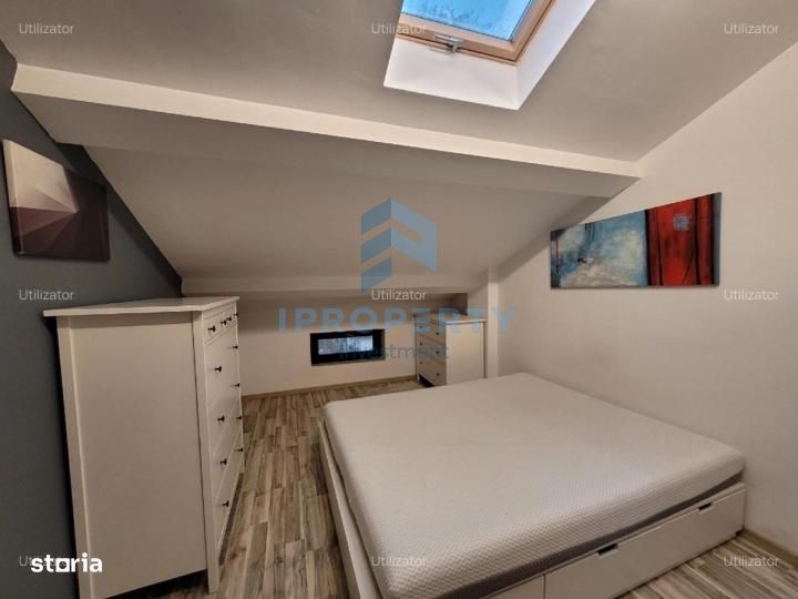 Apartament 2 camere 1 Mai complet utilat si mobilat cu centrala propri