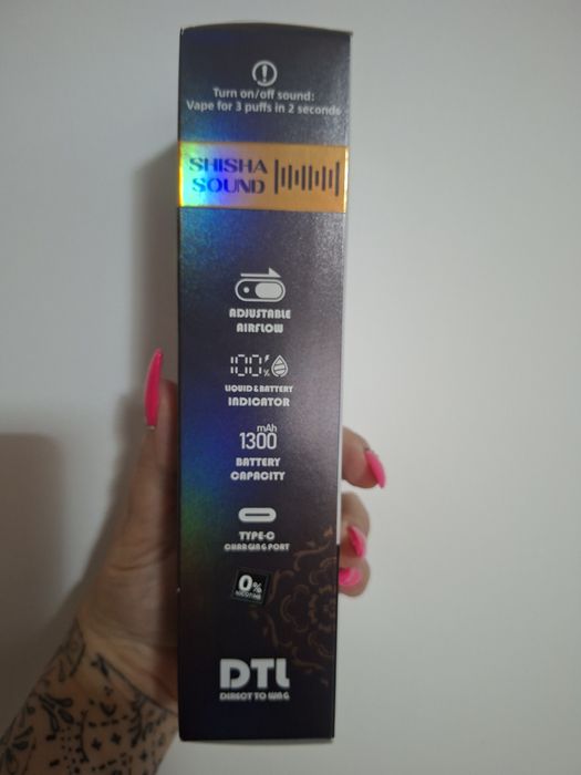 OREE RIPPLE X 180K- Vape tip țigară electronică cu diferite arome de shisha și sunet de narghilea la utilizare