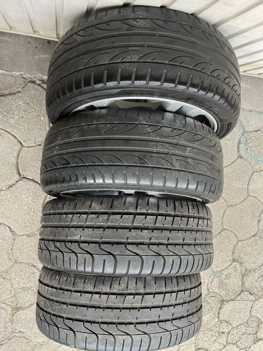 Jante aliaj 5x112mm, anvelope vara 225/40 R18 Audi A3, Vw, Seat, Skoda