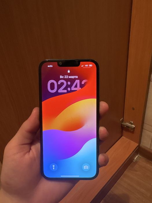 Iphone 13 черный 256 гб сост жақсы