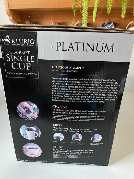 Aparat cafea: Keurig B70 Platinum Single-Cup Platinum