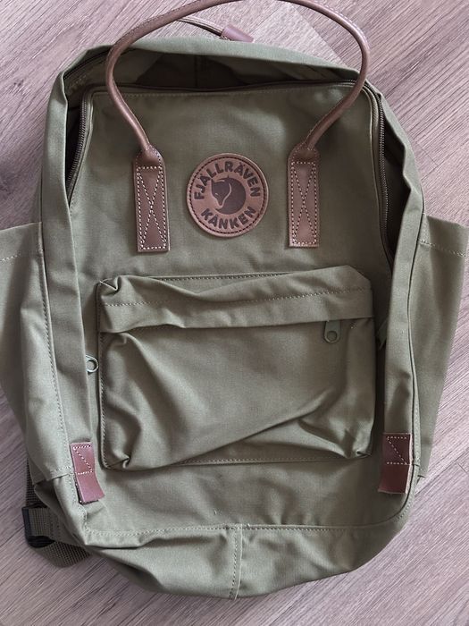 Оригинална раница Fjällräven Kånken No. 2 – Маслиненозелена / Отлично състояние