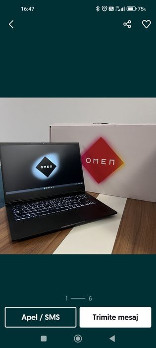 Laptop HP Omen RTX4050 - 5 ani garantie