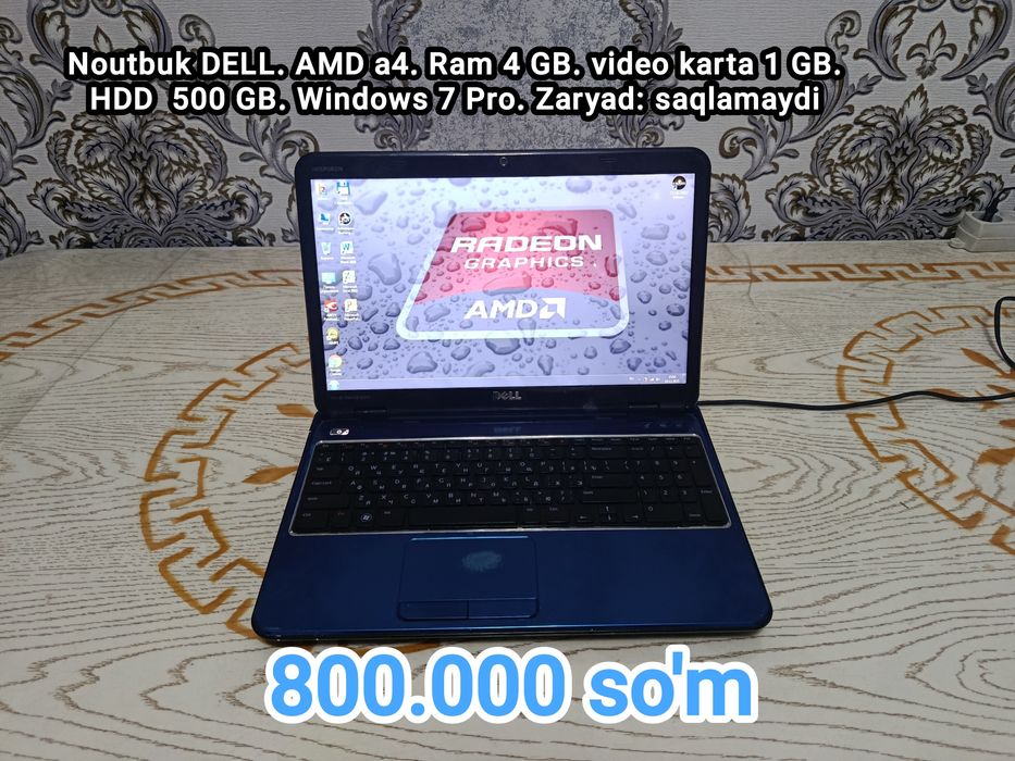 Noutbuklar sotiladi. Har xilidan bor.