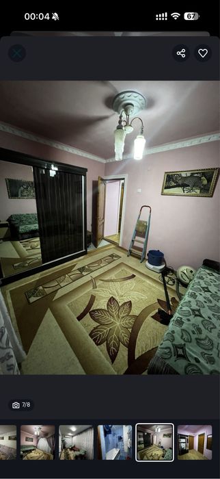 Продам квартиру спутник 4 2/2/4 56500& с меб и техн