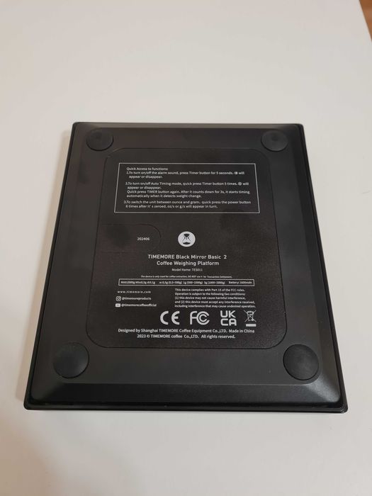 Везна с таймер Timemore Black Mirror Basic 2 model TES011