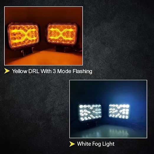 Халоген №3858 Прожектор с мигач 2 LED за кола  3″