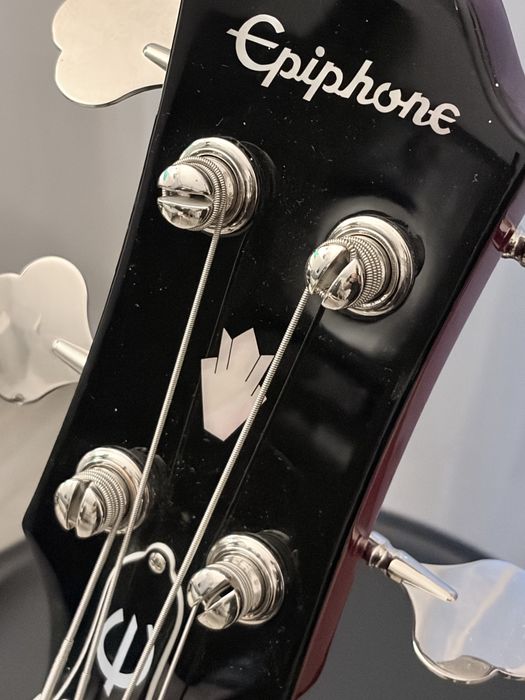 chitara bass Epiphone EB-0, cherry, short scale