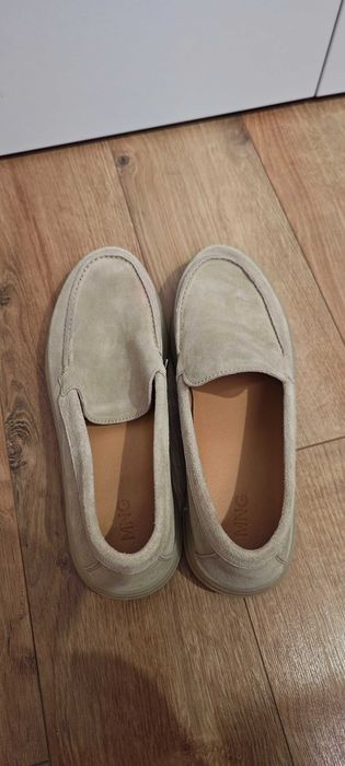 Mocasini/loafers bărbați, piele întoarsă, Mango MAN