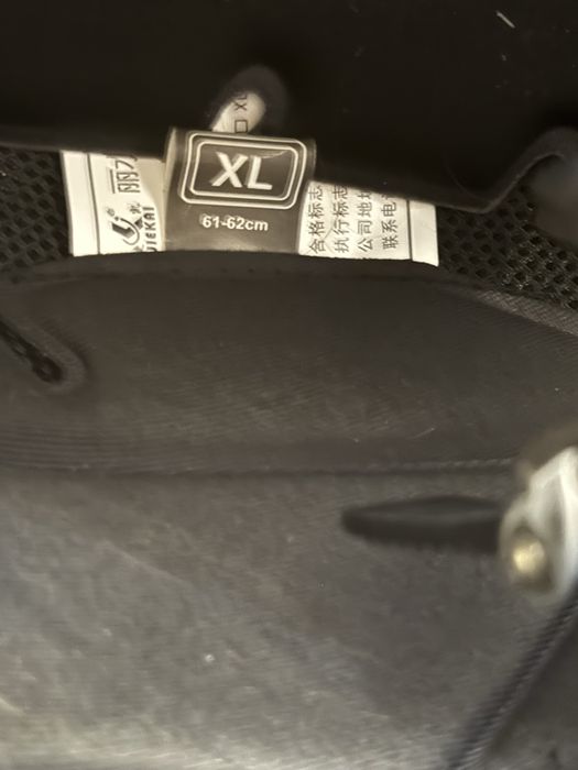 Мото шлем черный