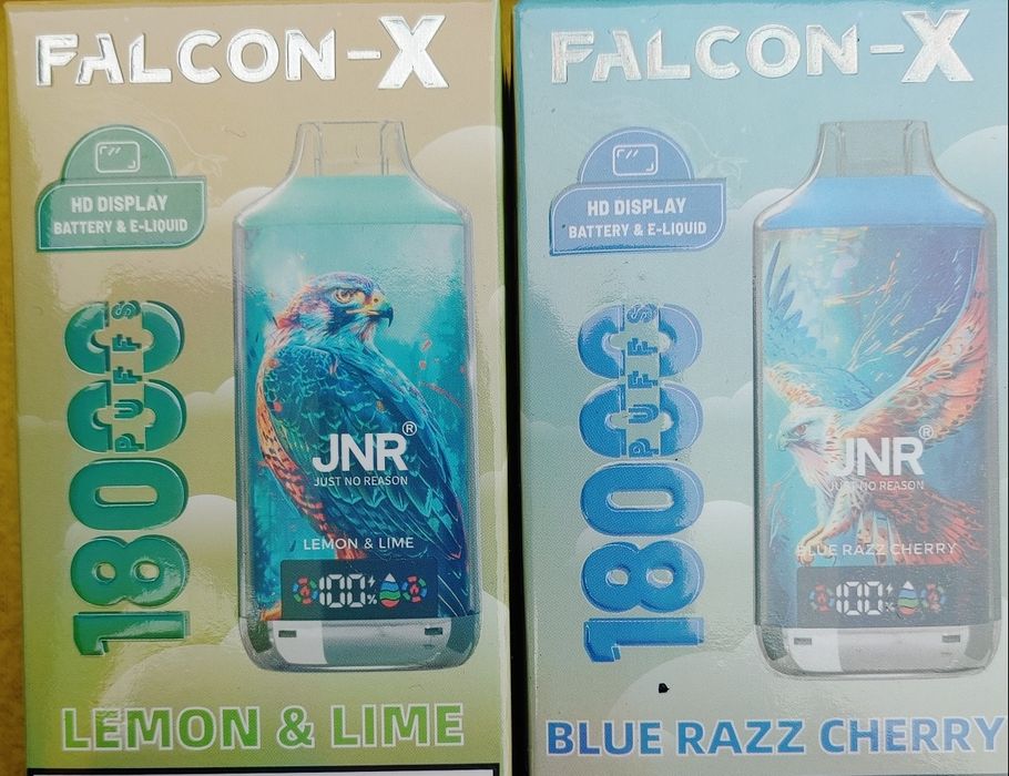 JNR falcon 16 k pufuri / JNR falcon X 18 k pufuri stoc nou