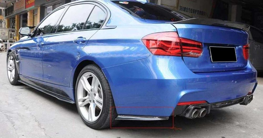 бмв ф30 ф31 добавки за задната броня / bmw f30 f31 добавка