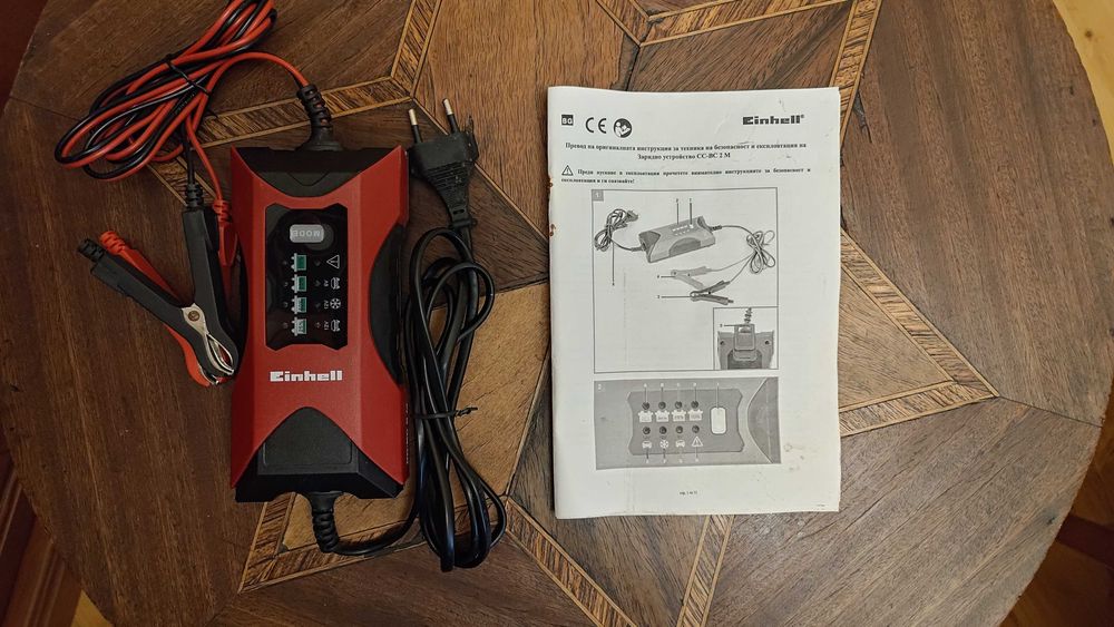 Интелигентно Зарядно за Акумулатор Einhell CC-BC 2 M (6V / 12V)