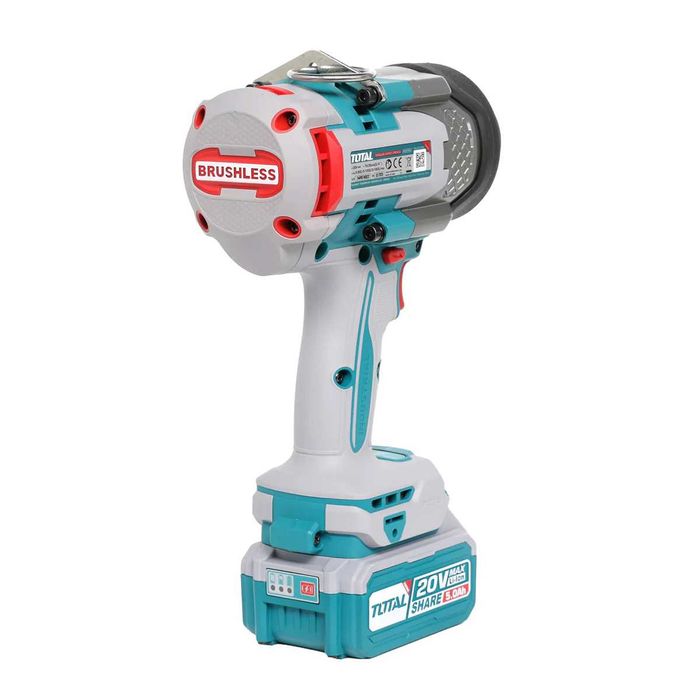 Masina de insurubat cu impact TOTAL acumulator, 1050Nm, prindere 3/4