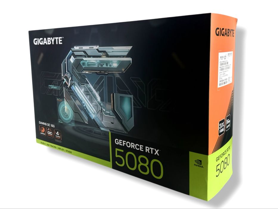 Видеокарта GIGABYTE GeForce RTX 5080 Gaming OC 16G