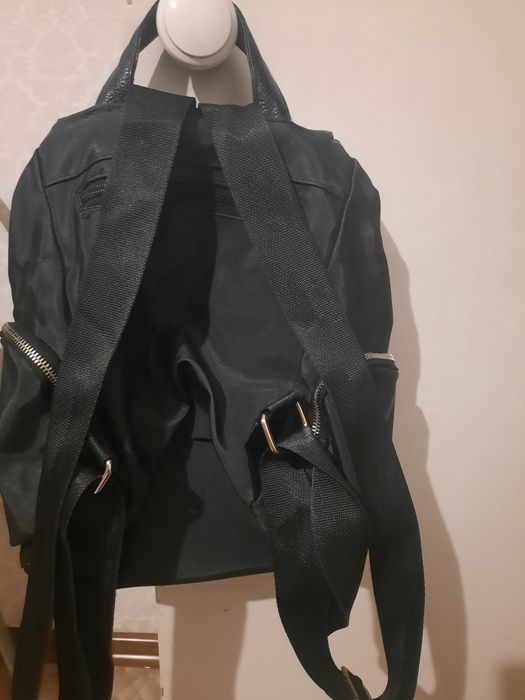 Сумка женская черная, рюкзак