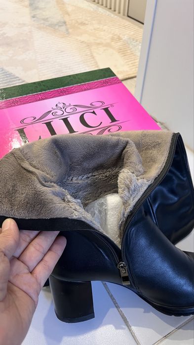 Зимние сапоги европейка