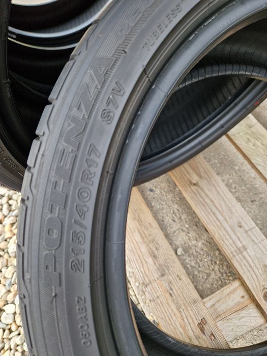 4anvelope vara 215 40 17 Bridgestone aprx Noi (7mm)