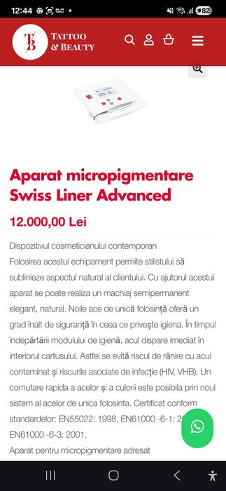 Aparat micropigmentare