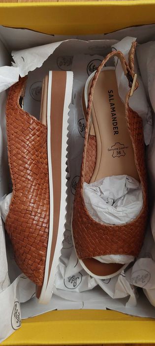 Дамски сандали Salamander, естествена кожа No. 36