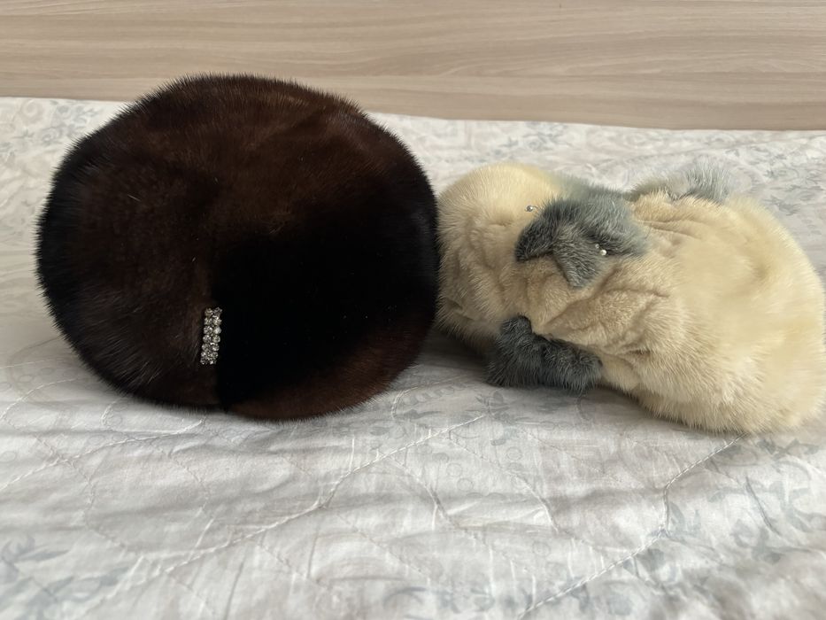 Шапки норковые