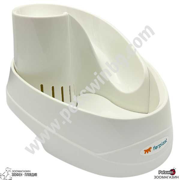 Автоматичен Диспенсър/Фонтан за Вода- за Куче/Коте- 2L- Бял - Ferplast