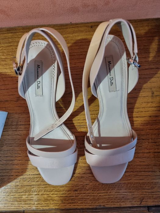 Sandale bej / crem, mar. 39 - Massimo Dutti