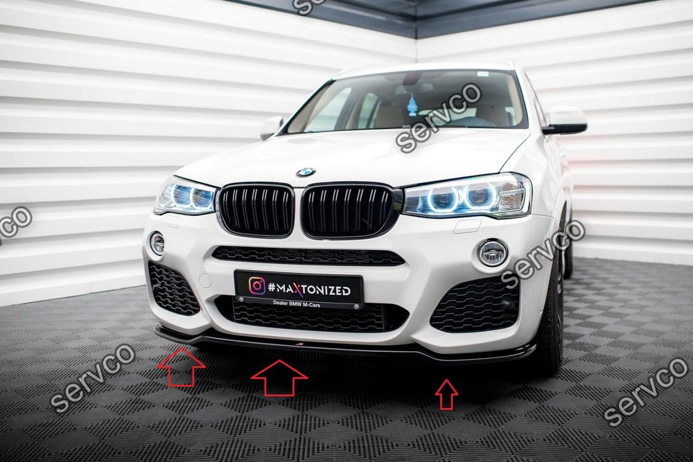 Pachet Exterior Prelungiri Body kit tuning Bmw X3 M-Pack F25 Facelift 2014-2017 v3 - Maxton Design