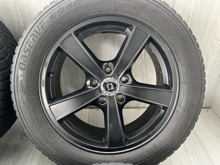 Джанти 17 цола 5х114,3 за Мазда 6 със зимни гуми 225/55/17