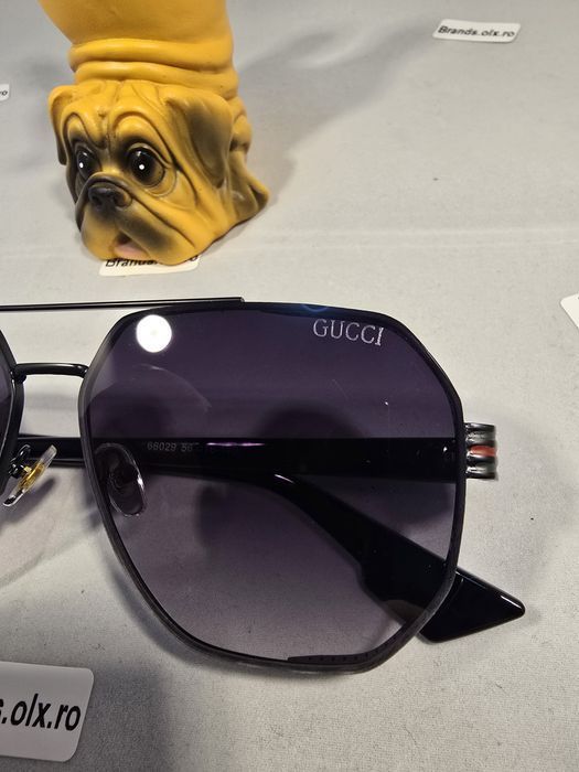 Promotie - Ochelari de soare Gucci Mirro Black, 66029, made in Italy