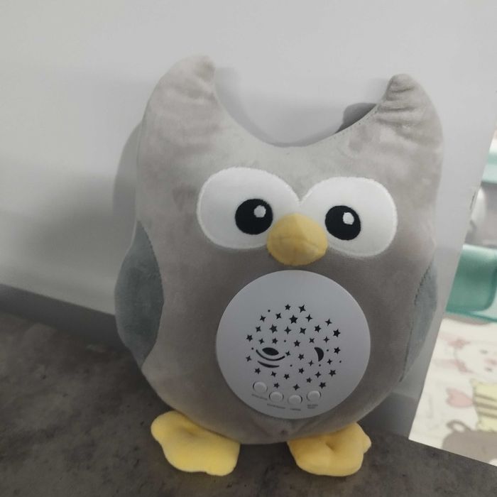 Плюшена играчка с проектор Chipolino - Бухал