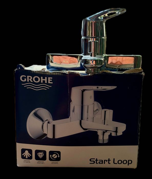 Baterie cadă NOUA GROHE Start Loop monocomanda