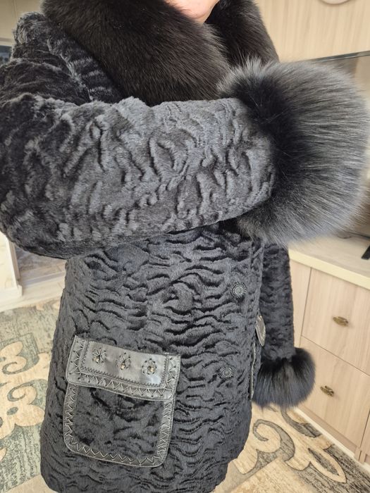 Полушубок натуральный мех