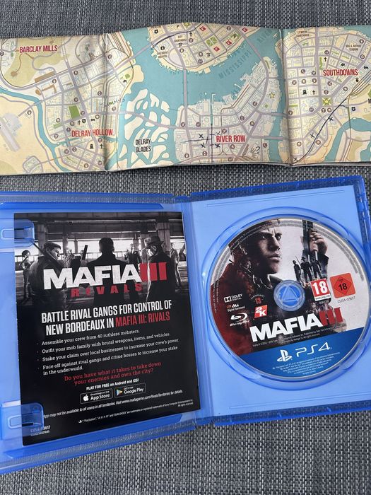 Mafia III, PS4 +Map
