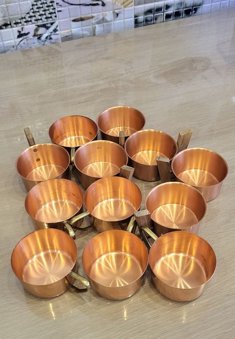 Cesti ceai/cafea cupru