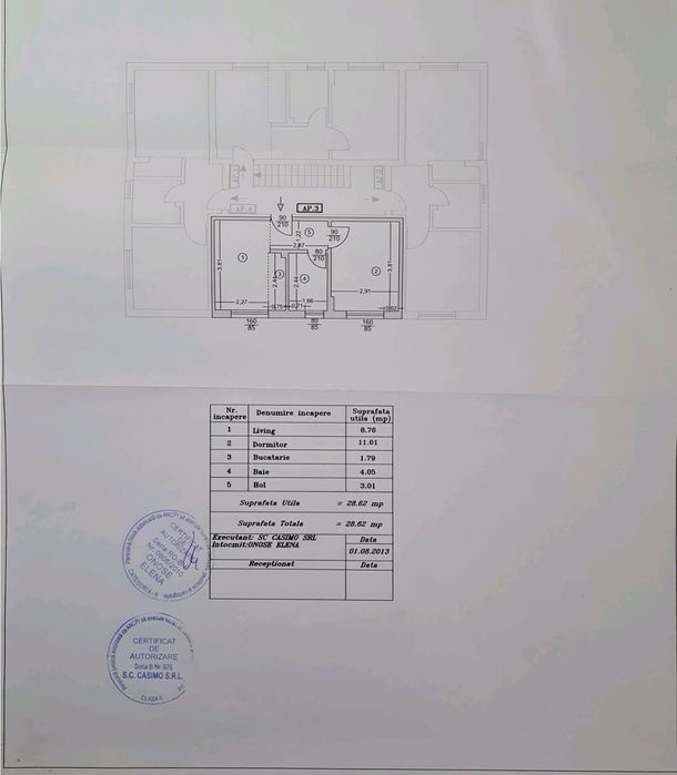 De vânzare garsoniera dubla/apartament open space