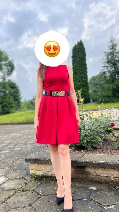 Червена рокля Arogans